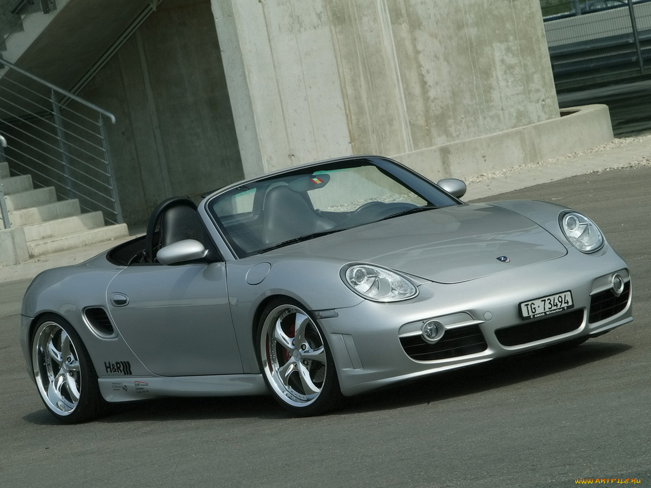 2006, art, porsche, boxster, 